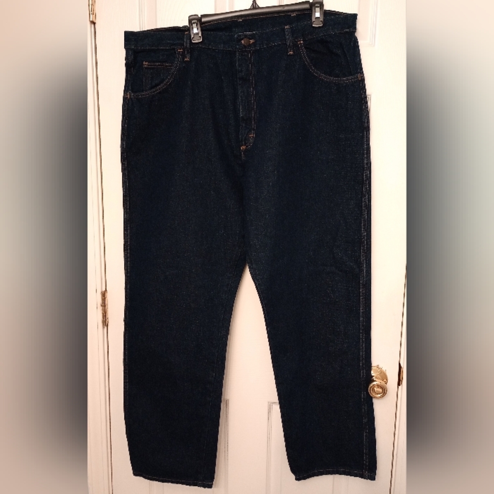 Rustler By Wrangler Men's Dark Blue Relaxed Jeans NWT
